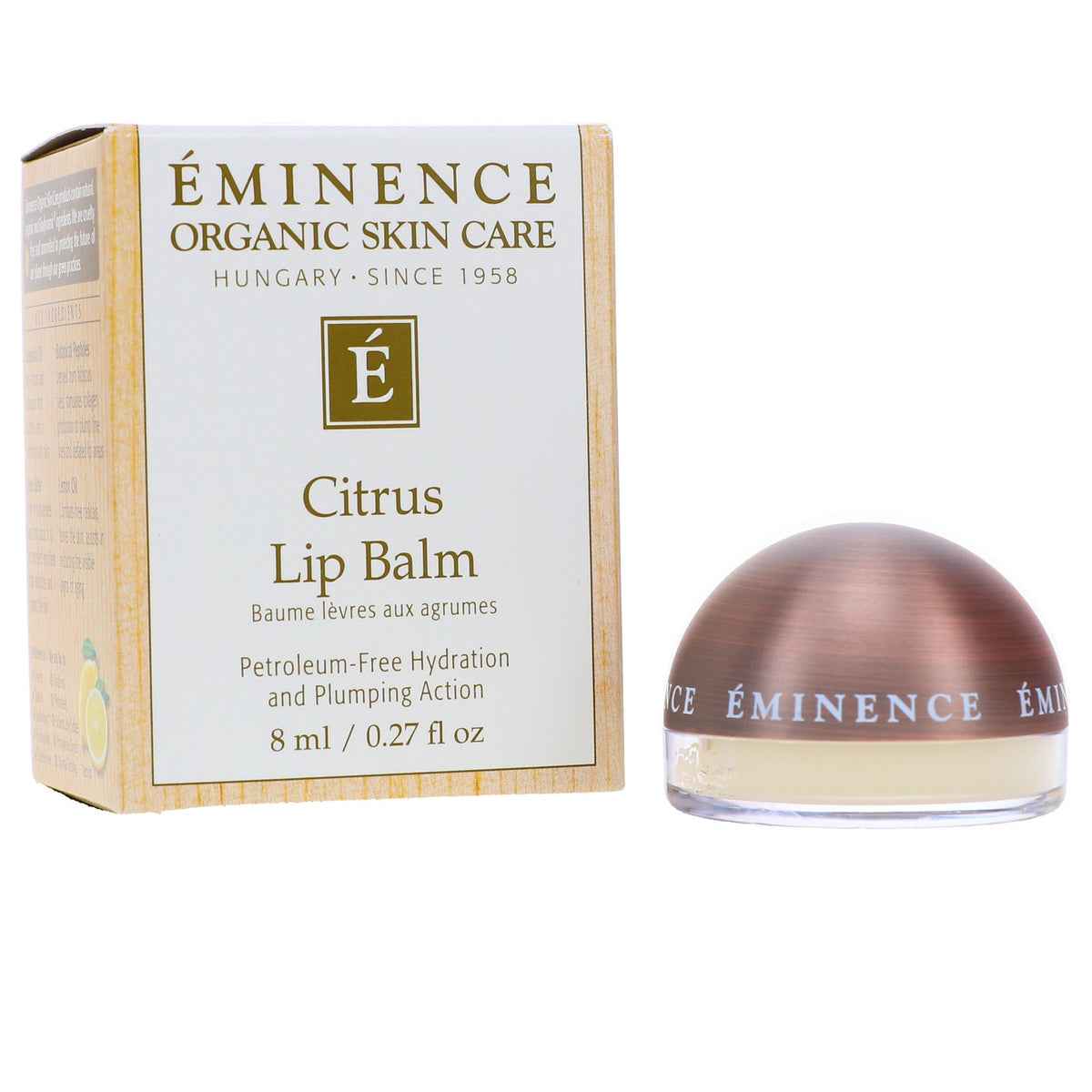 Organic Citrus Lip Balm 0.27 oz - Hydrating Shea & Vitamin Rich