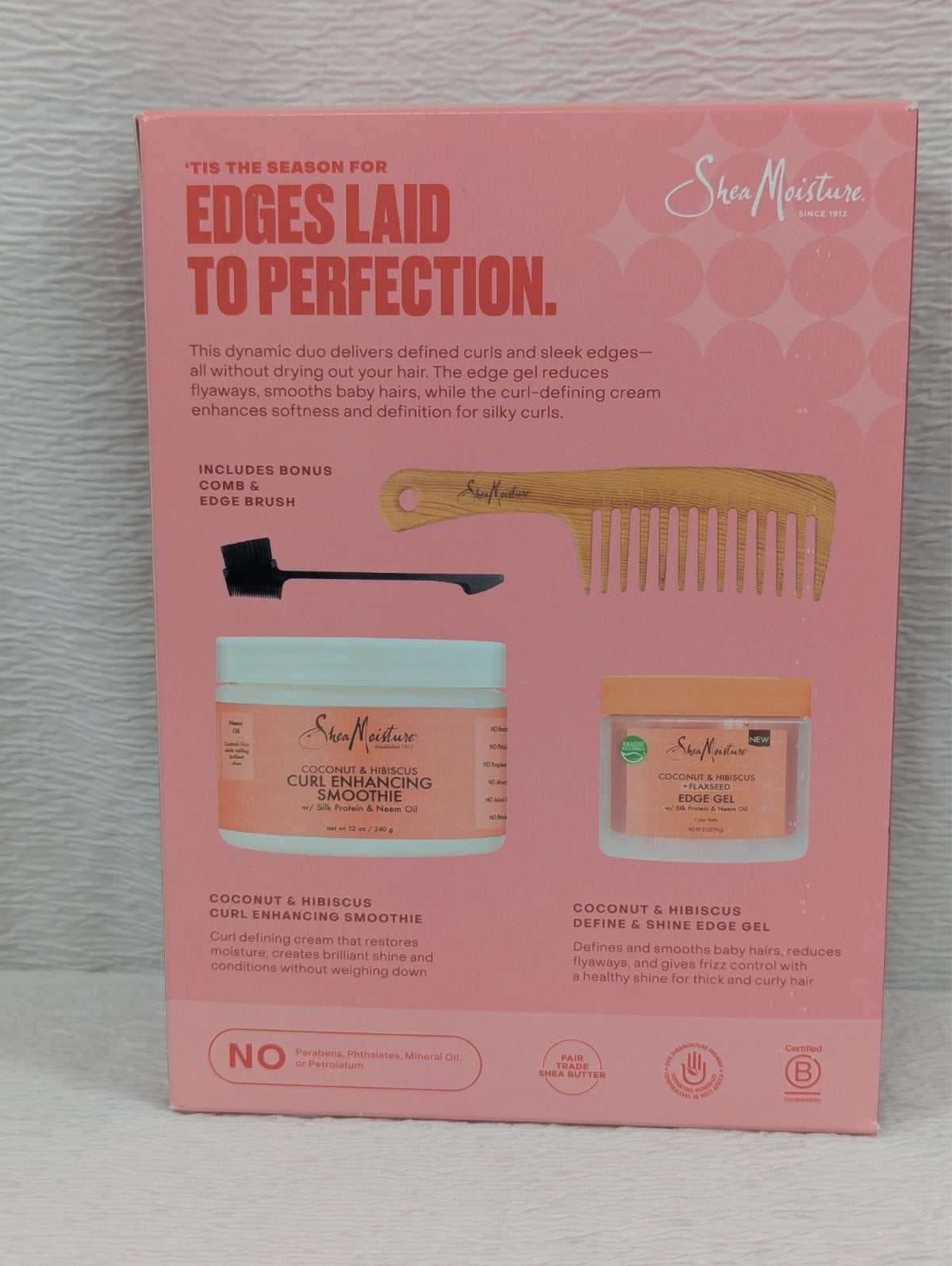 Shea Moisture - Flawless Edge 4-Piece Christmas Gift Set