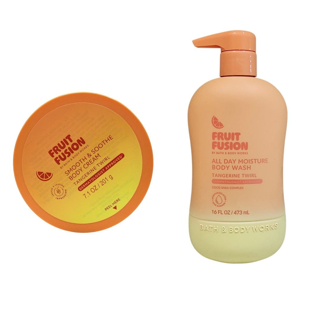Tangerine Twirl Body Cream & Shower Gel Set - 2 Pc