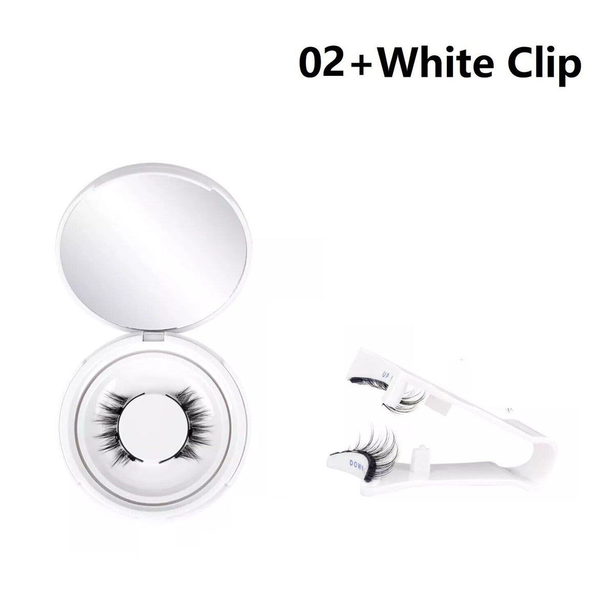 Reusable Magnetic Eyelashes Kit No Glue Needed with Applicator - Natural Look