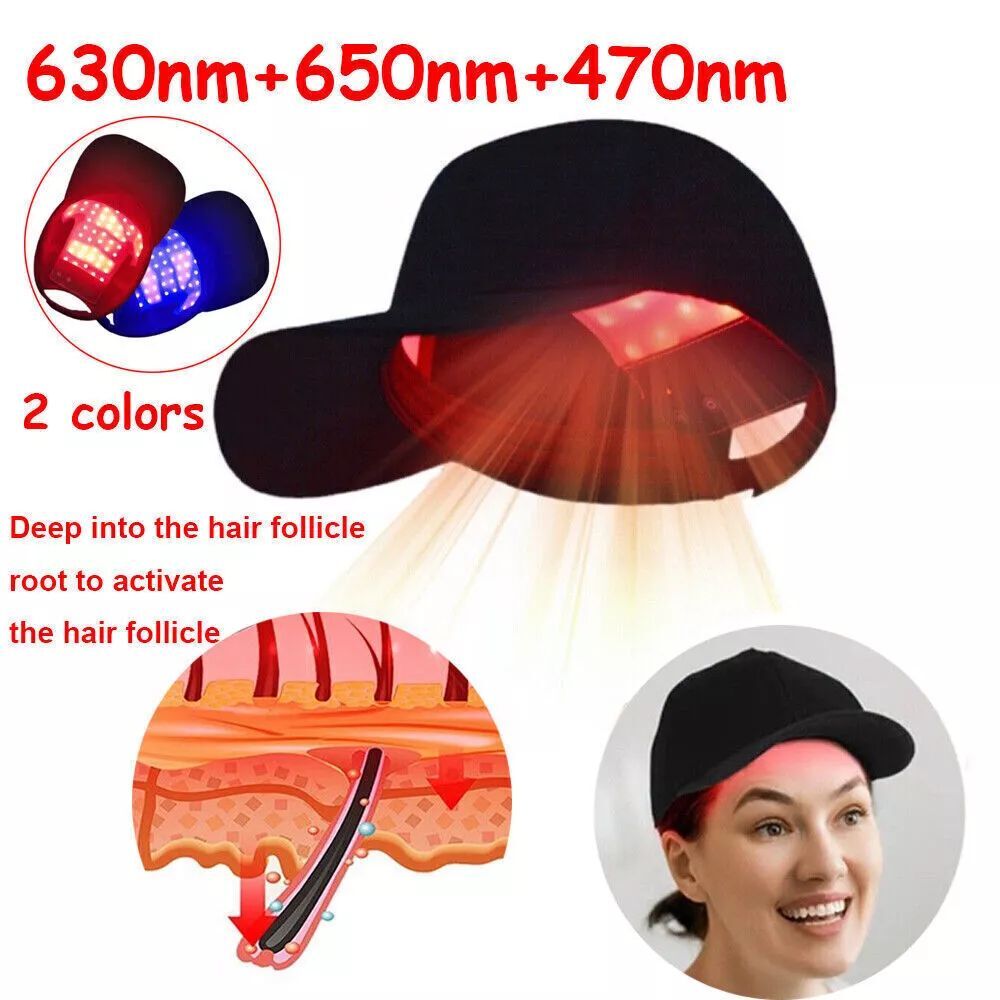 650nm Red LED Light Therapy Hat for Hair Growth