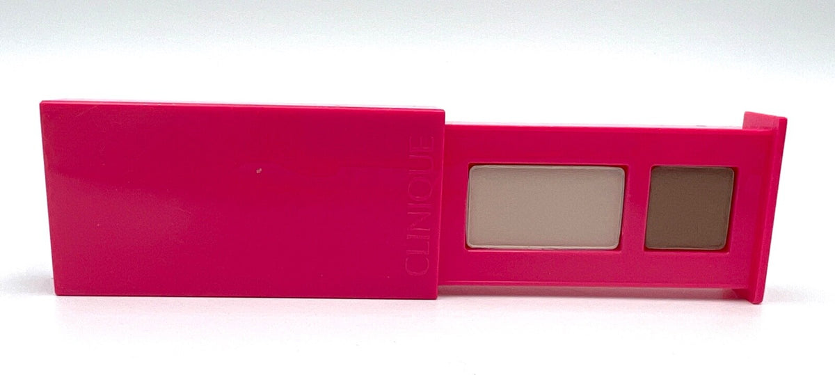 Clinique All About Shadow Duo Eye Makeup Kit - Ivory Bisque & Bronze Satin