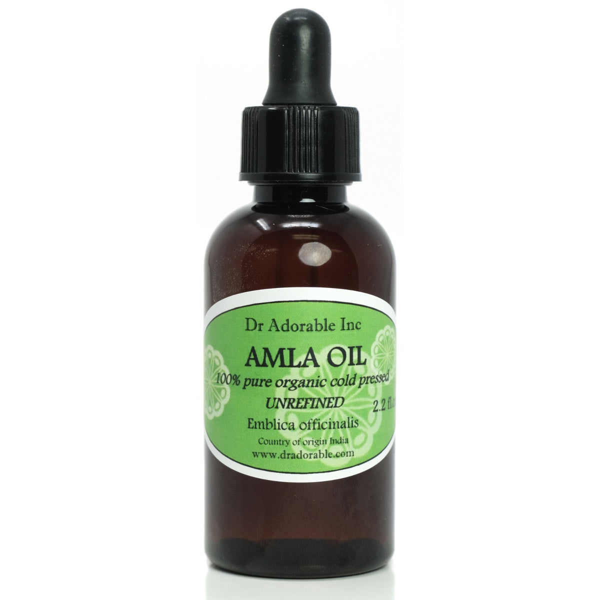 Organic Amla Oil 2 OZ – Cold Pressed Indian Gooseberry for Hair & Skin