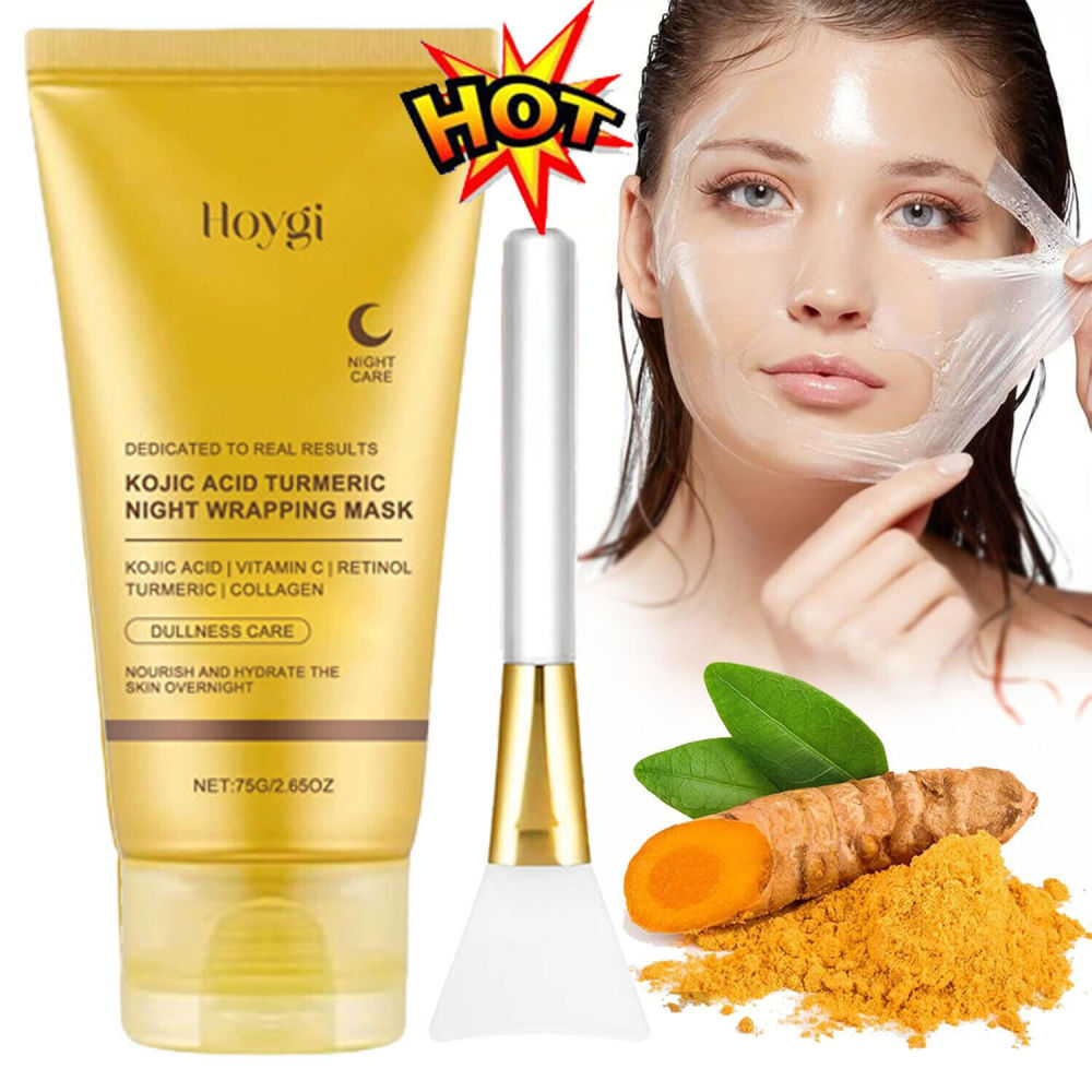 Turmeric Collagen Night Mask for Brightening & Hydration - 75g