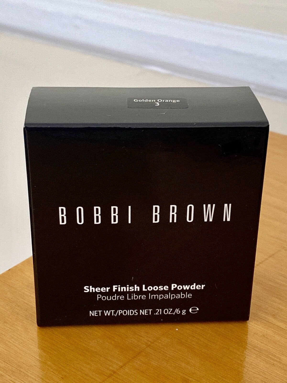 Loose Powder Makeup Sheer Finish #3 Golden Orange 0.21oz