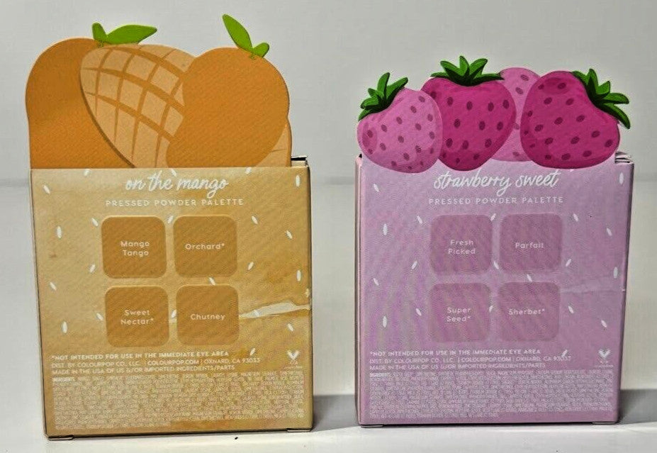Colorful Eyeshadow Palette Set - Mango & Strawberry Sweet Bundle