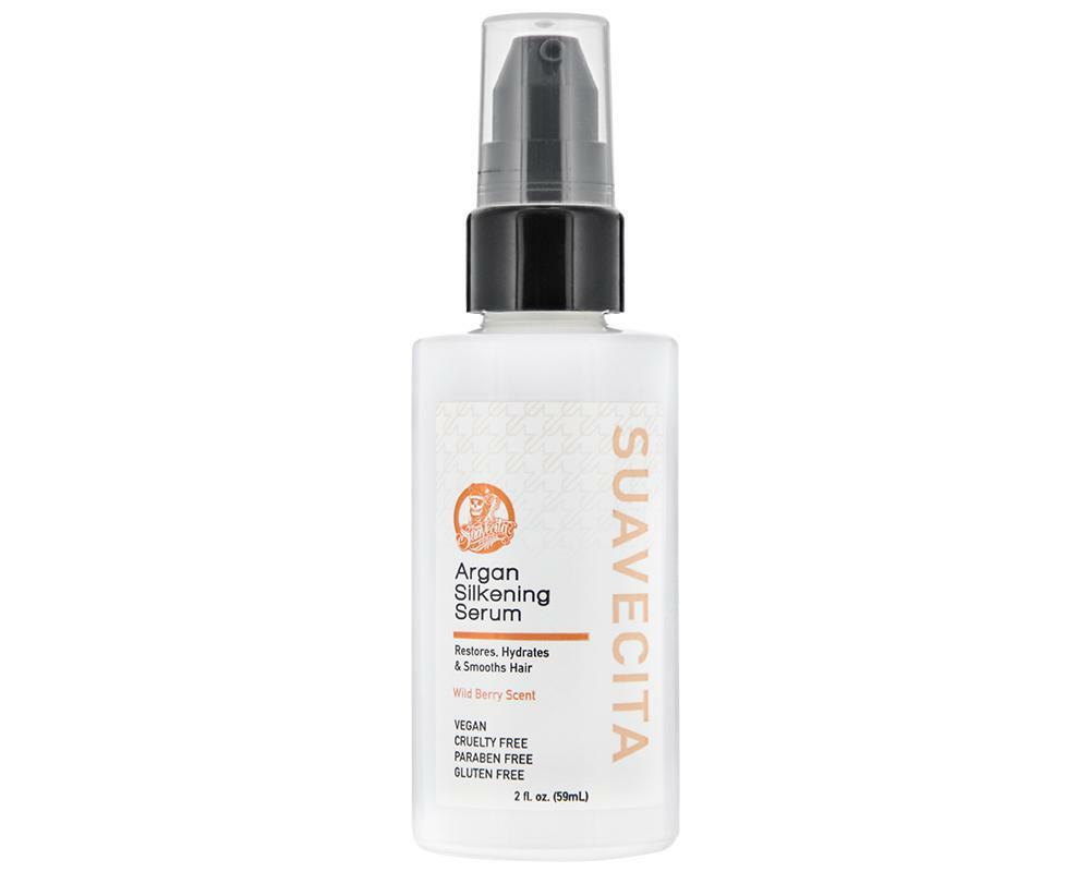 Argan Silkening Hair Serum with Wild Berry Scent - Hydrating Frizz Control Spray 2 oz