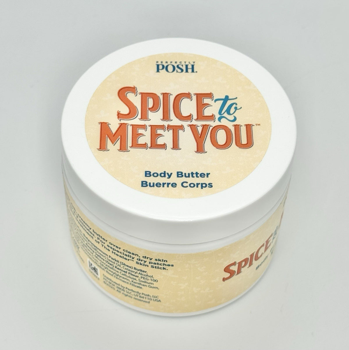 Perfectly Posh Spice To Meet You Body Butter 6 oz. Jar New Sealed