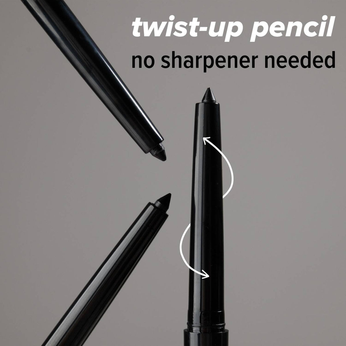 Auto Eyeliner Pencil - Smudge-Proof Black Eyeliner for Precise Eye Definition