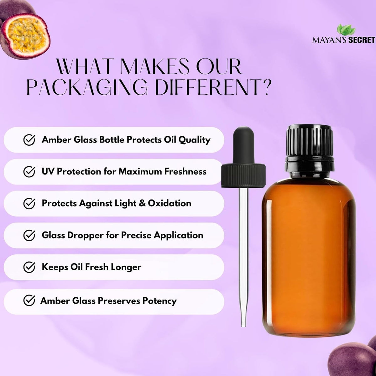 Maracuja Oil 4oz Cold Pressed Passion Fruit Seed Oil
