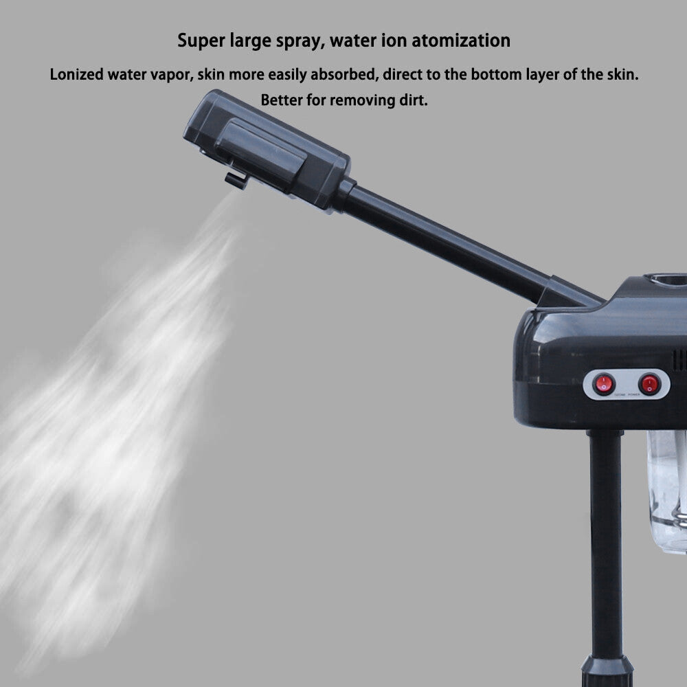 2-in-1 Facial Steamer with Ozone - 800W Professional Spa Machine