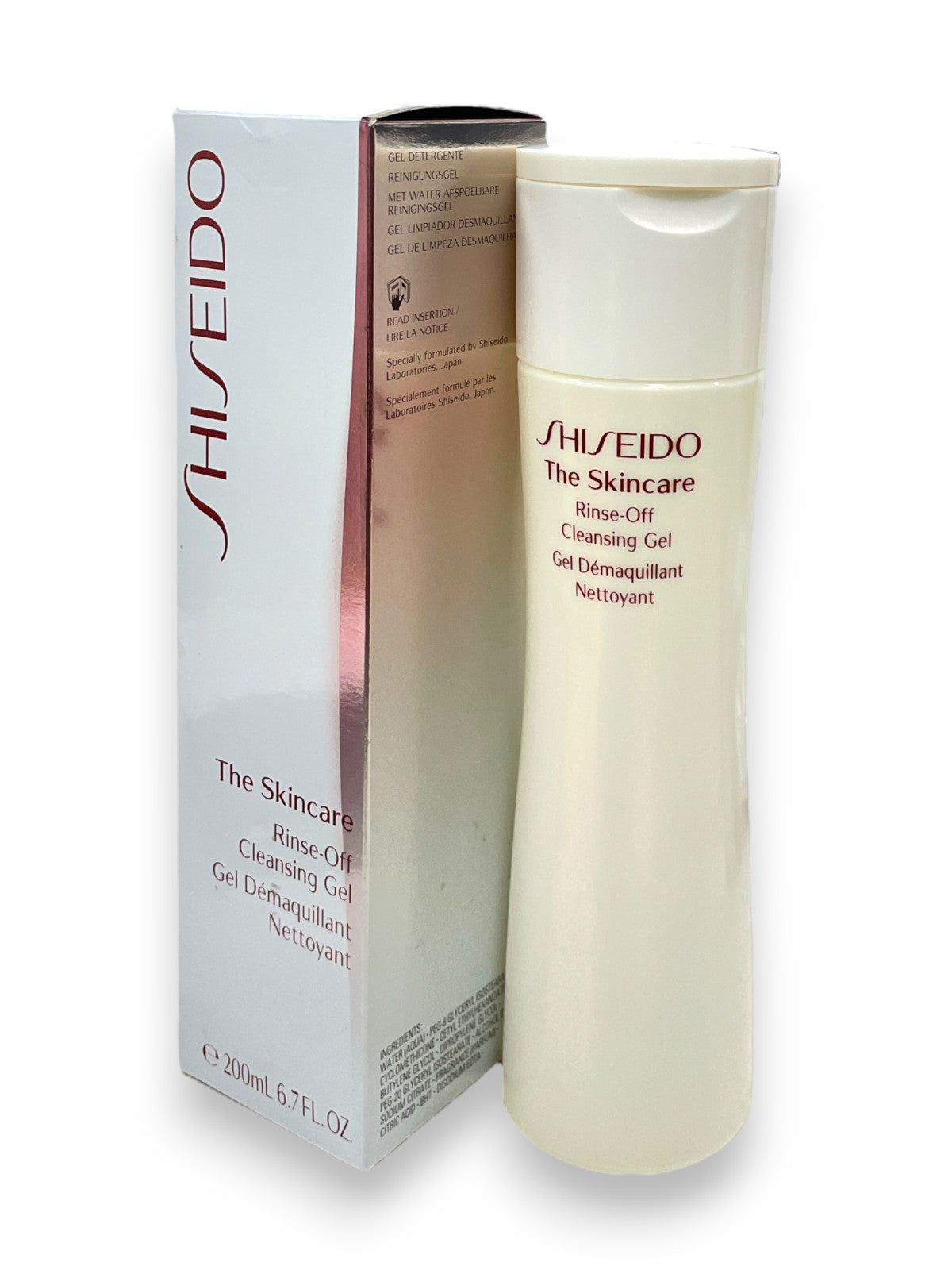 Shiseido The Skincare Rinse-Off Cleansing Gel 200ml Gentle Face Wash