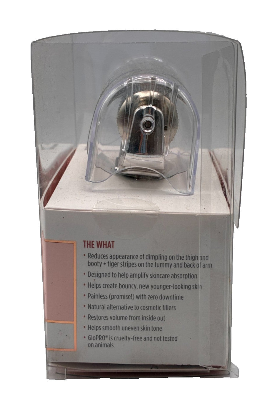 BeautyBio Glopro Body Microtip Attachment Head - Silver, Brand New