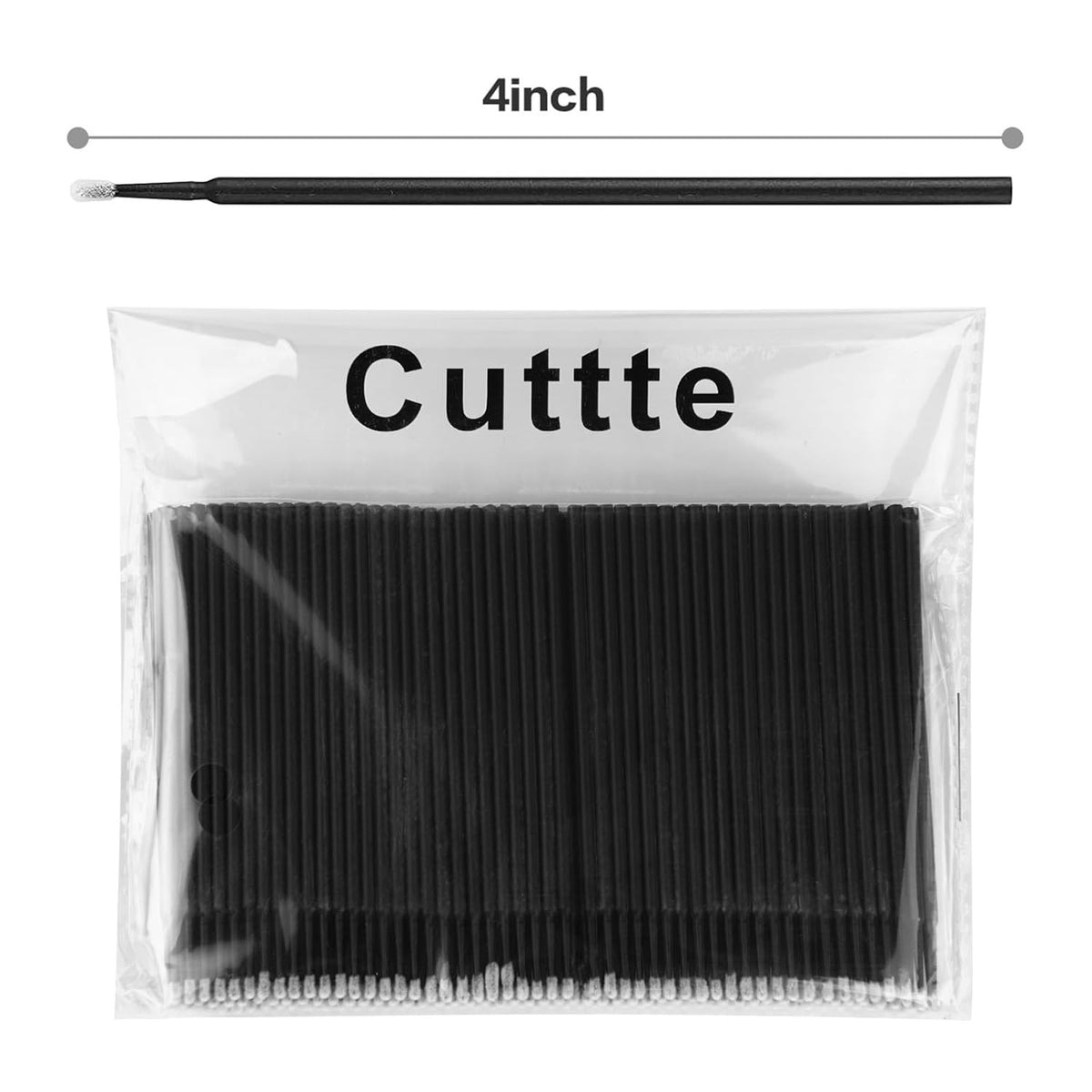 Disposable Micro Swabs for Eyelash Extensions - Precise Application & Detailing Set of 500