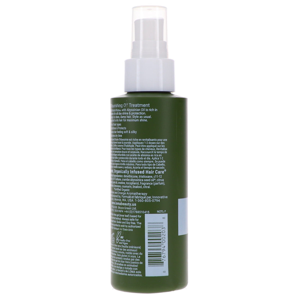 Light Nourishing Hair Oil Treatment for All Hair Types - 3.4 oz