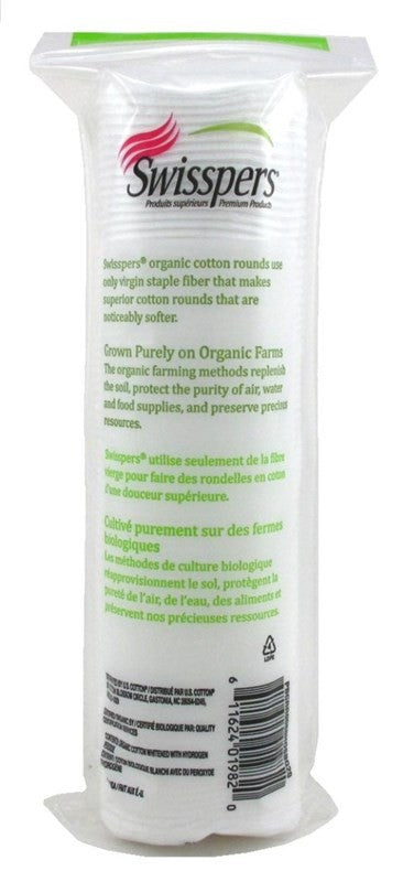 Cotton Rounds Organic 80 Count - 2 Pack