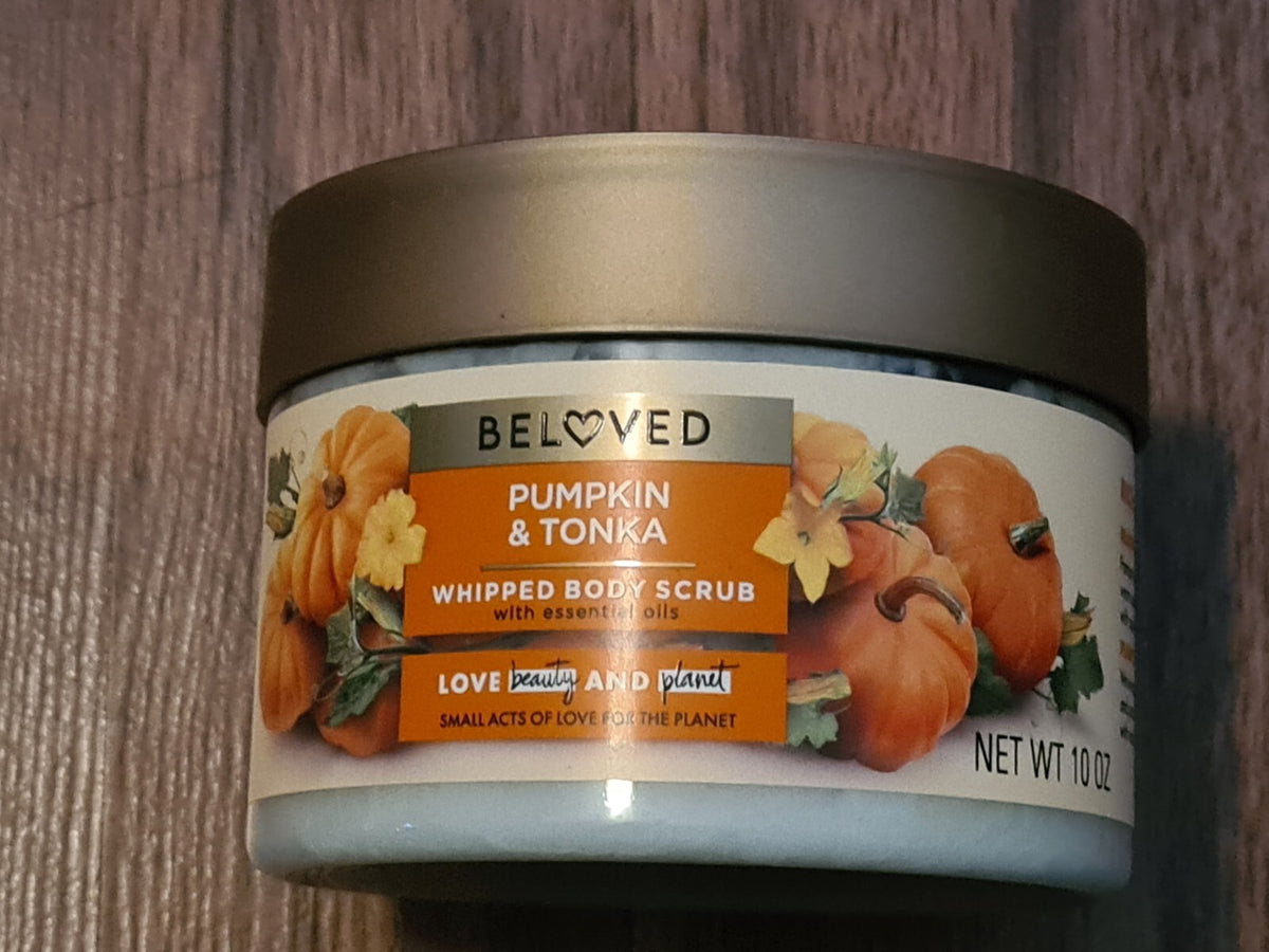 Beloved Love Beauty & Planet Pumpkin Tonka Whipped Body Scrub 10 oz