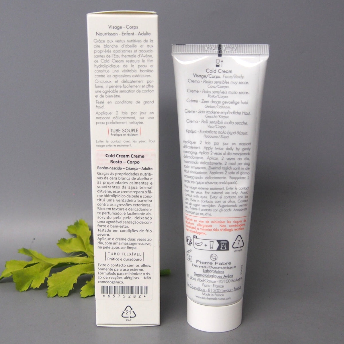 Avene Cold Cream Skin Moisturizer for Dry & Sensitive Skin 100ml