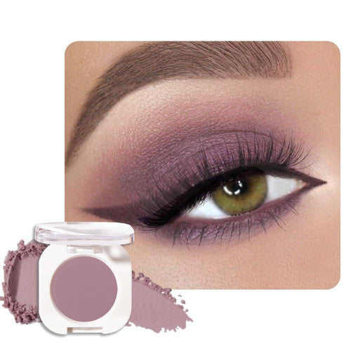 Matte Eyeshadow Palette - Mauve Taupe Brownish Purple, Long-Lasting Waterproof & Crease-Proof, 0.04oz