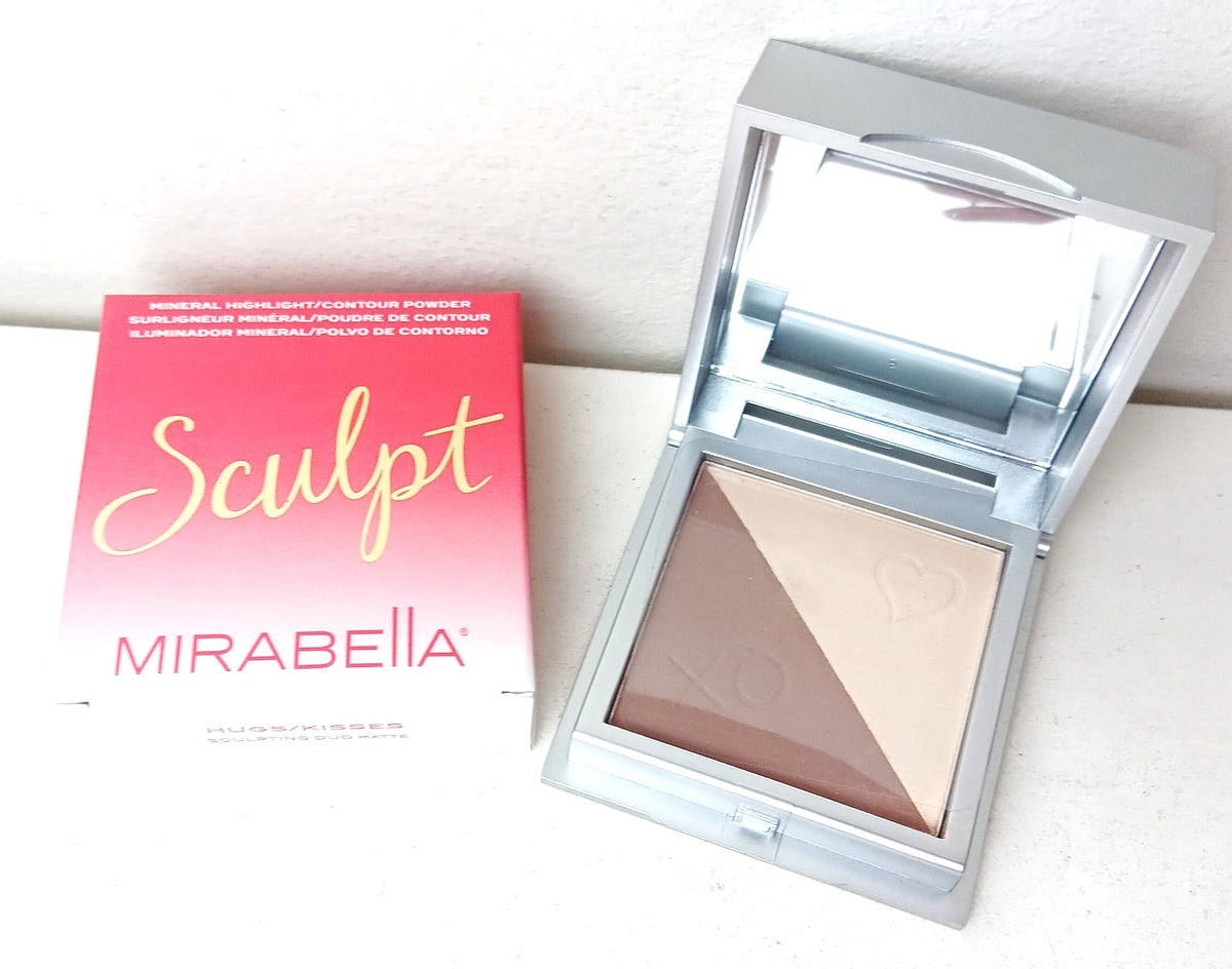 Mineral Contour & Highlight Powder Duo for Face Makeup - Matte Finish