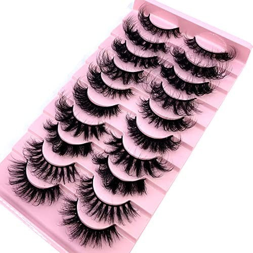 Cruelty-Free 3D Mink Eyelashes with Winged Elongated Thick Design