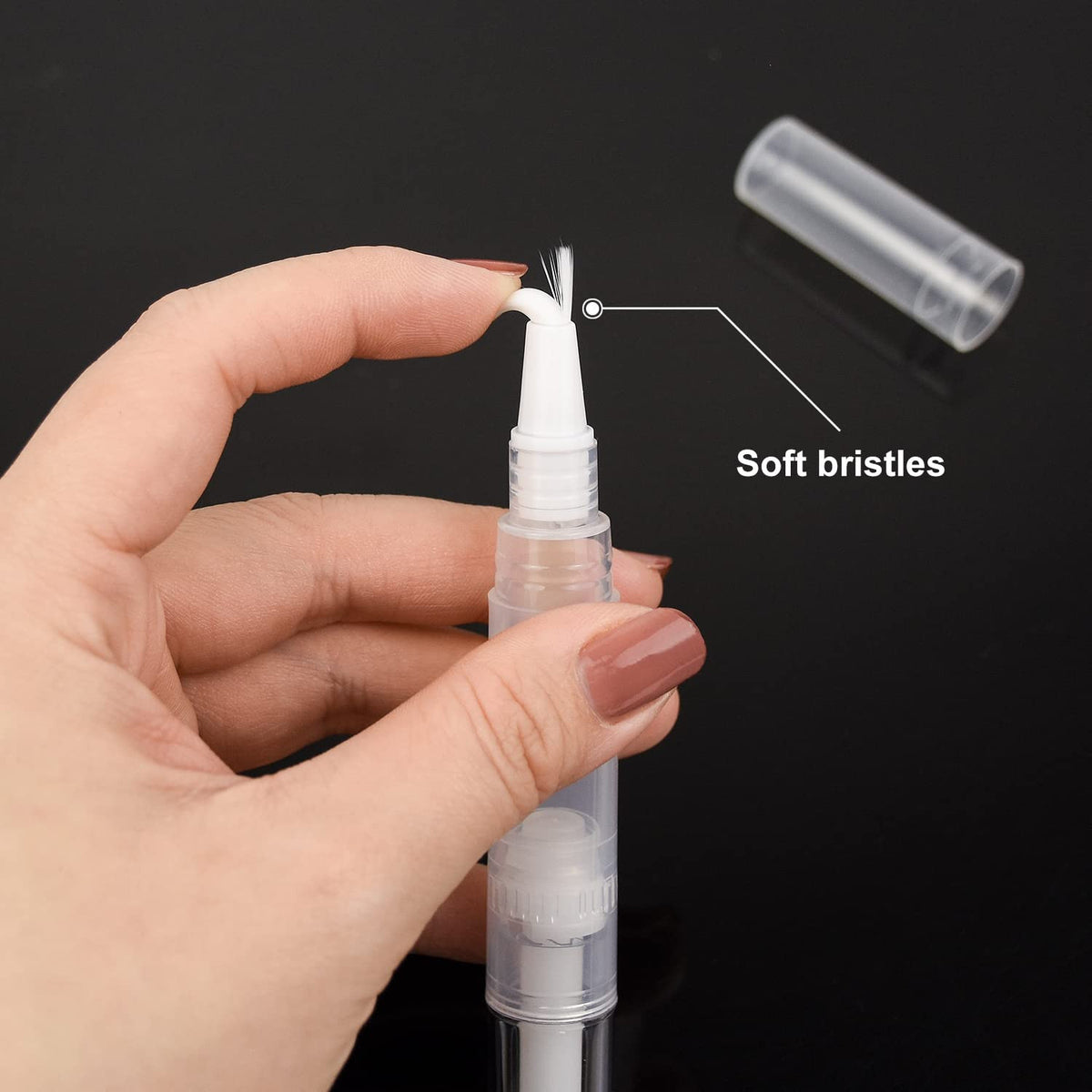 10 Pack 5ML Clear Cosmetic Twist Pen for Lip Gloss Nail Oil & More
