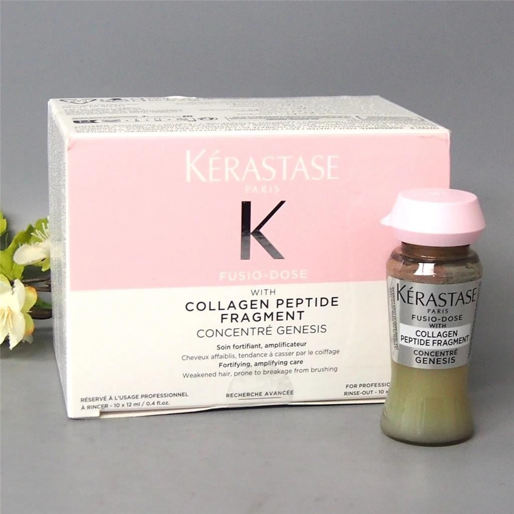 Kerastase Fusio Dose Genesis Collagen Peptide Hair Treatment Box 10x12ml