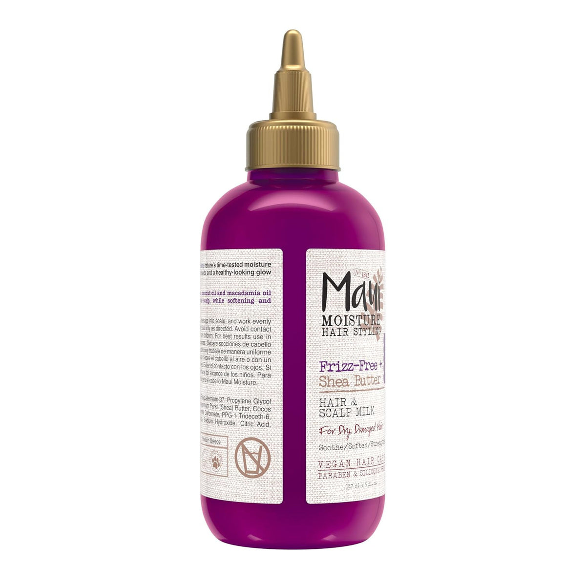 Shea Butter Hair and Scalp Milk Treatment, Hydrating, Soothing, 5 fl