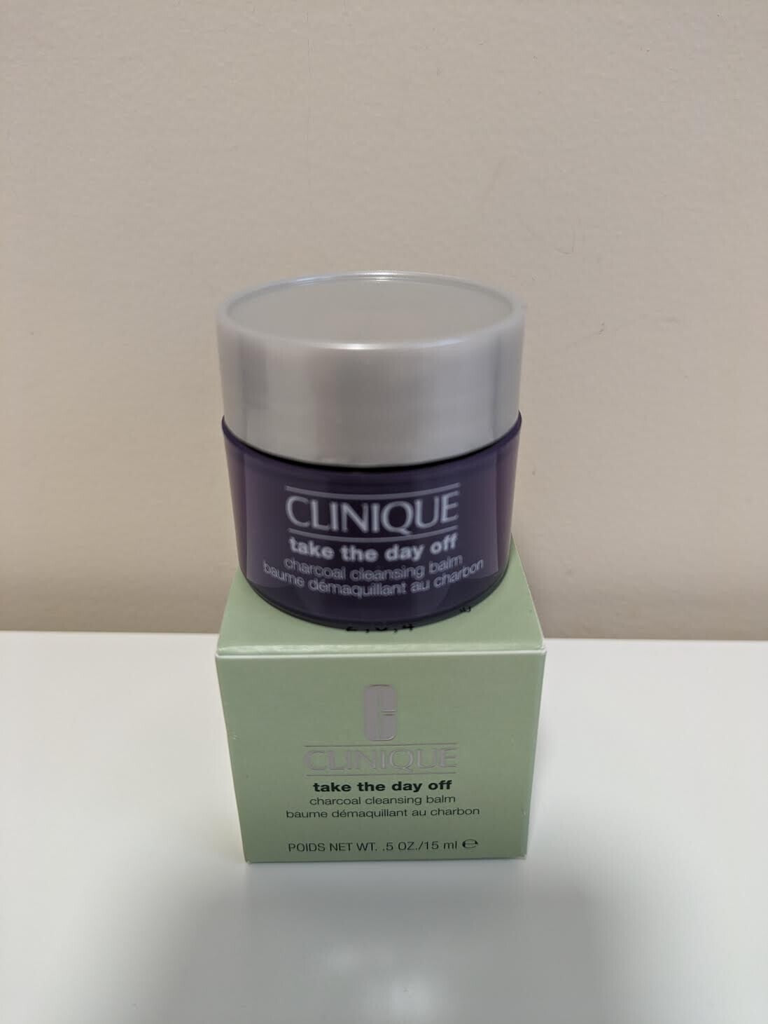 Clinique Charcoal Cleansing Balm Travel Size 0.5 oz - Makeup Remover
