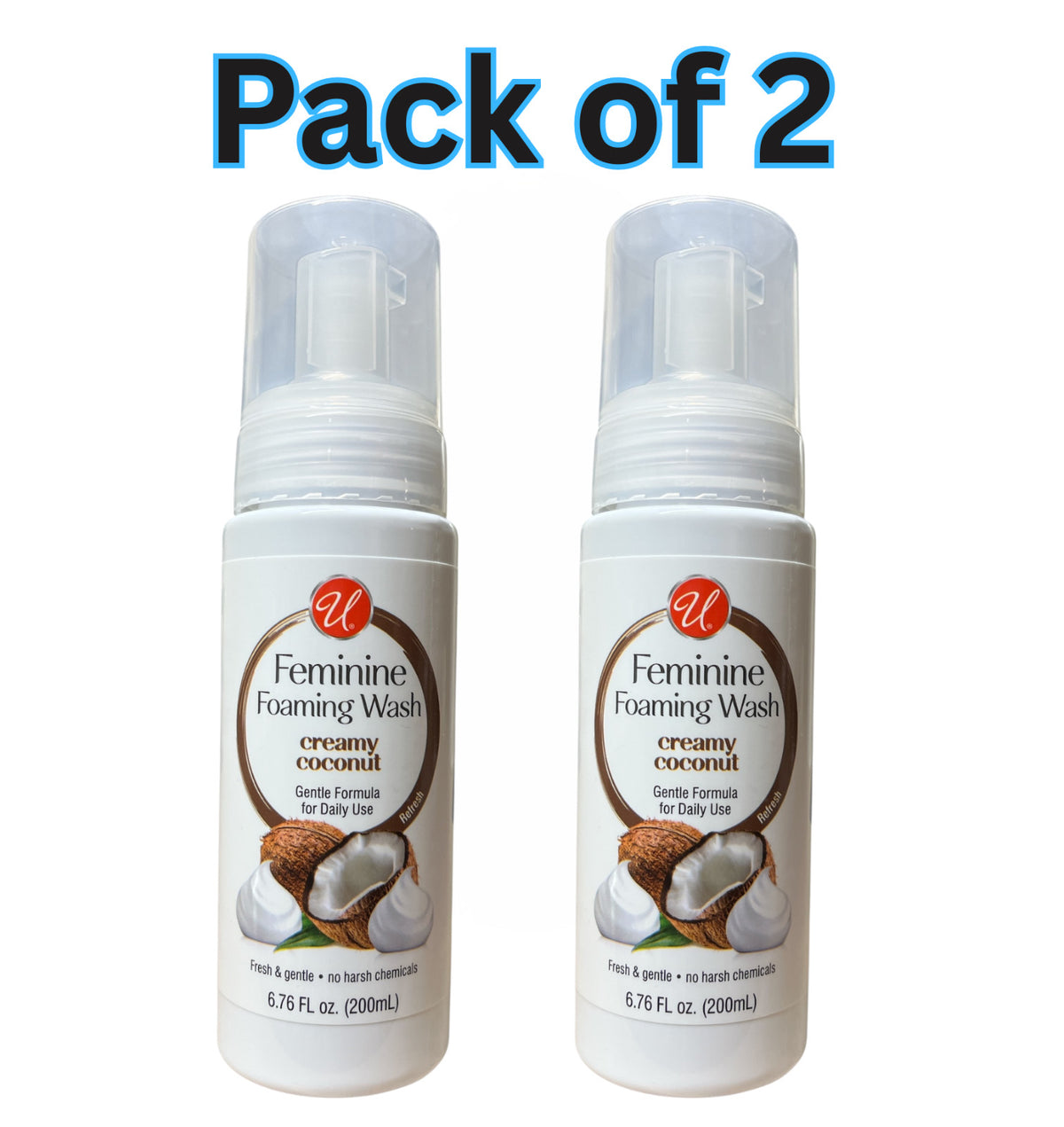 Feminine Foaming Wash with Coconut | Gentle Daily Intimate Cleanser