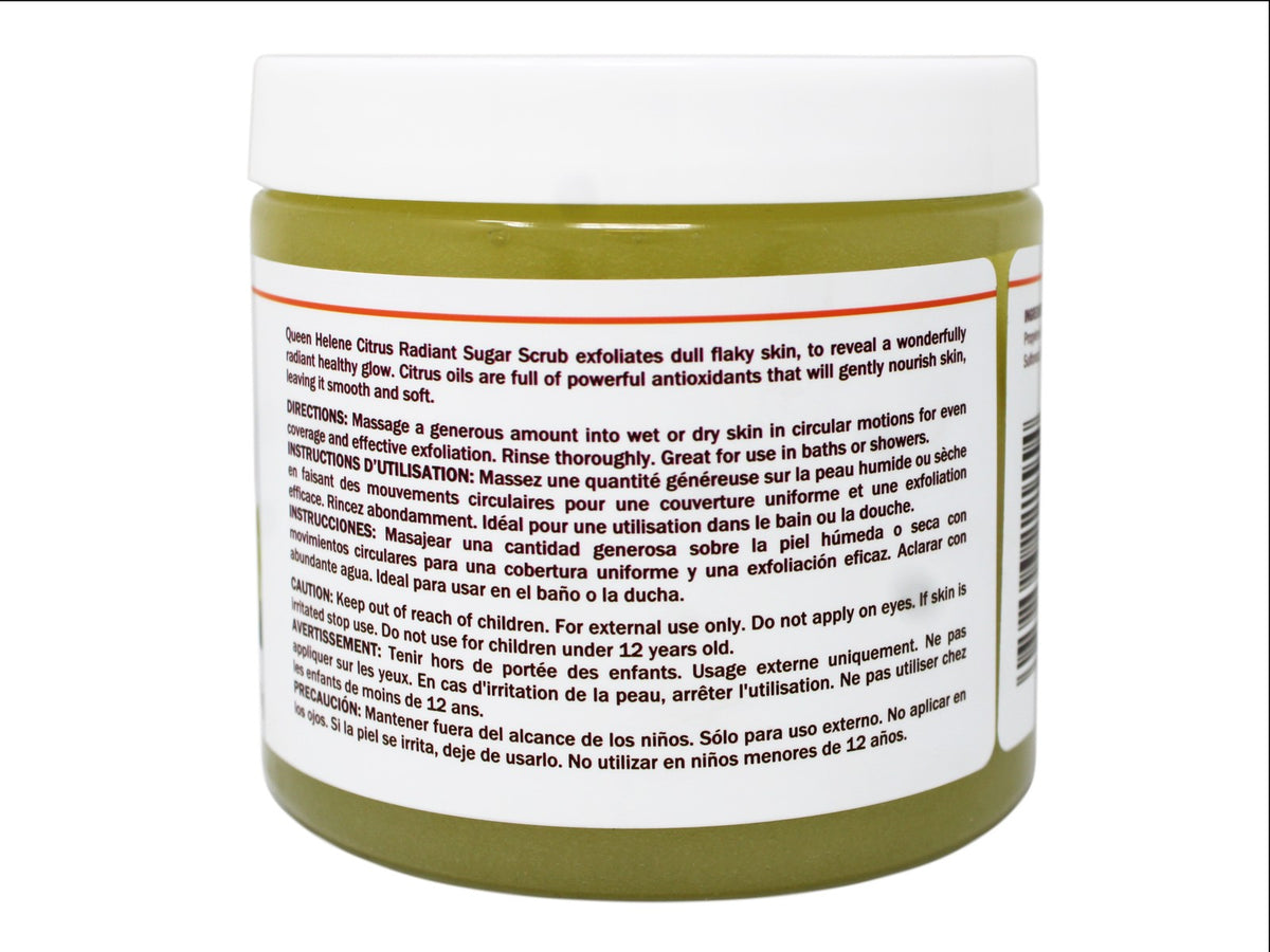 5 Pack - Queen Helene Citrus Radiant Sugar Scrub, Softens and