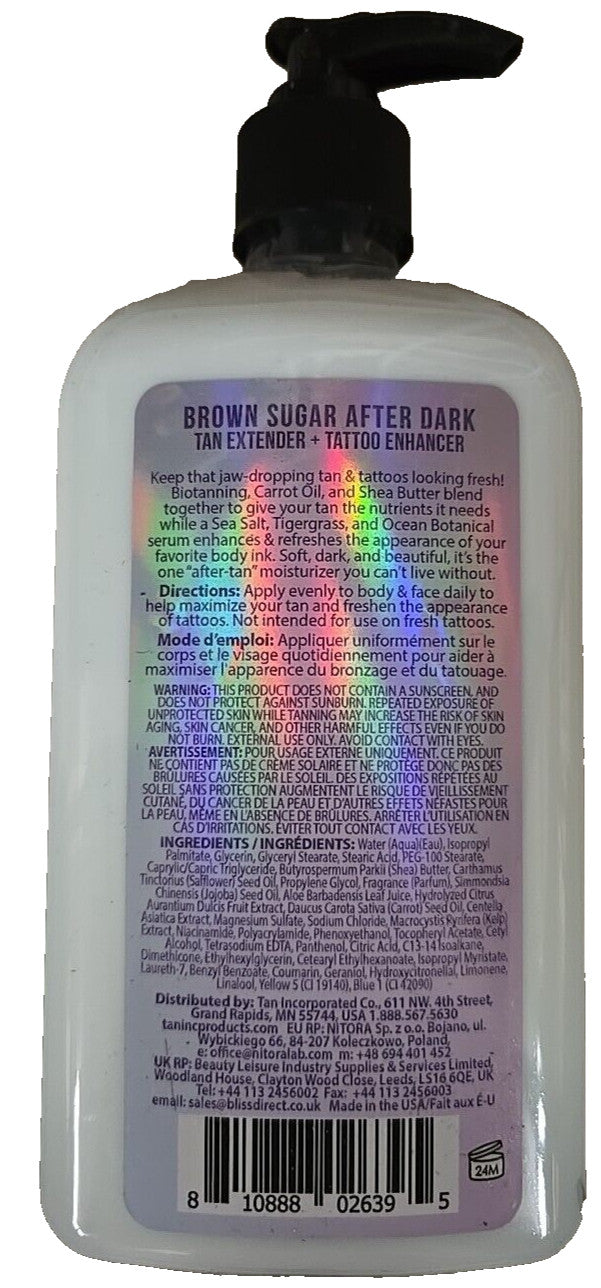 Tan Extender Moisturizer 18 oz - After-Sun Lotion with Sea Salt
