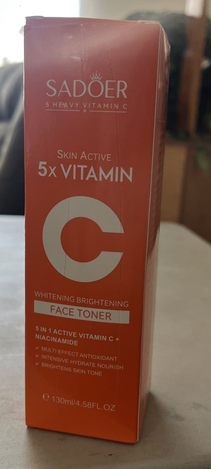 Vitamin C Brightening Face Toner - 4.58 Fl Oz Skin Active Whitening