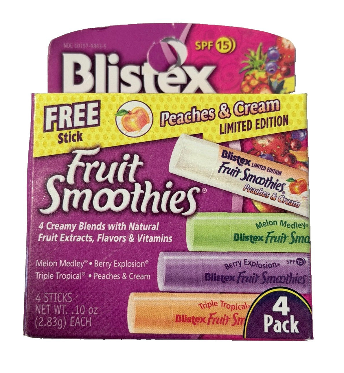 Fruit Smoothie with Peaches & Cream - Rare Blister Collectible Bonus