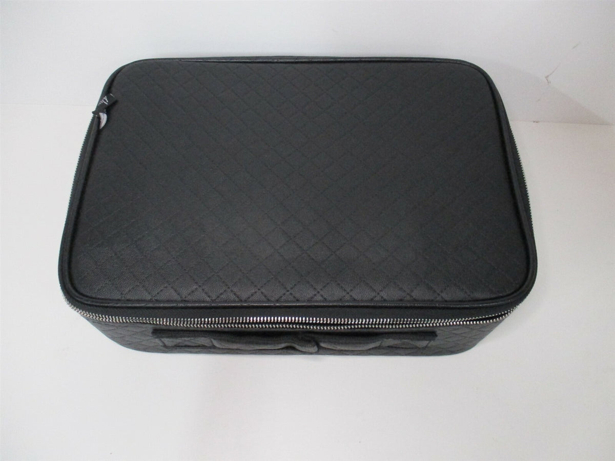Professional Makeup Organizer Cosmetic Bag with Portable Storage & Dividers