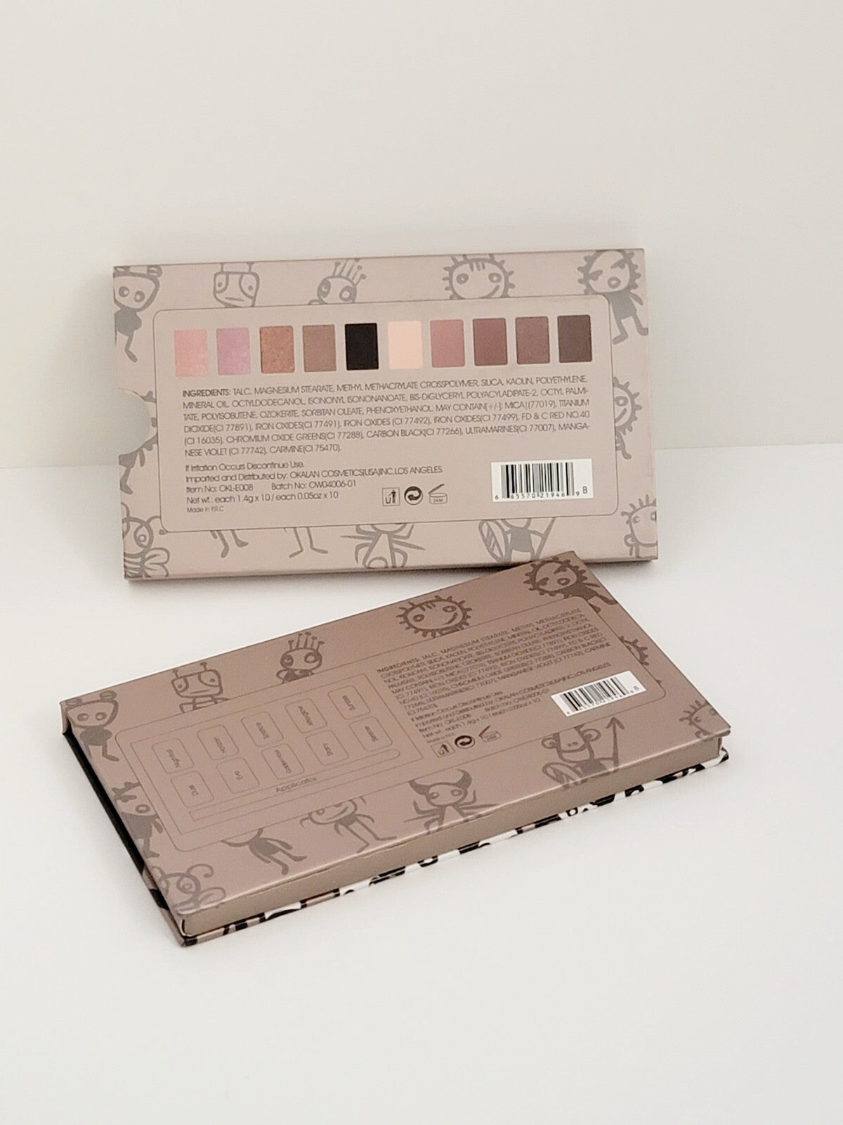 Natural Eyeshadow Palette with 10 Shades for Day and Night Looks