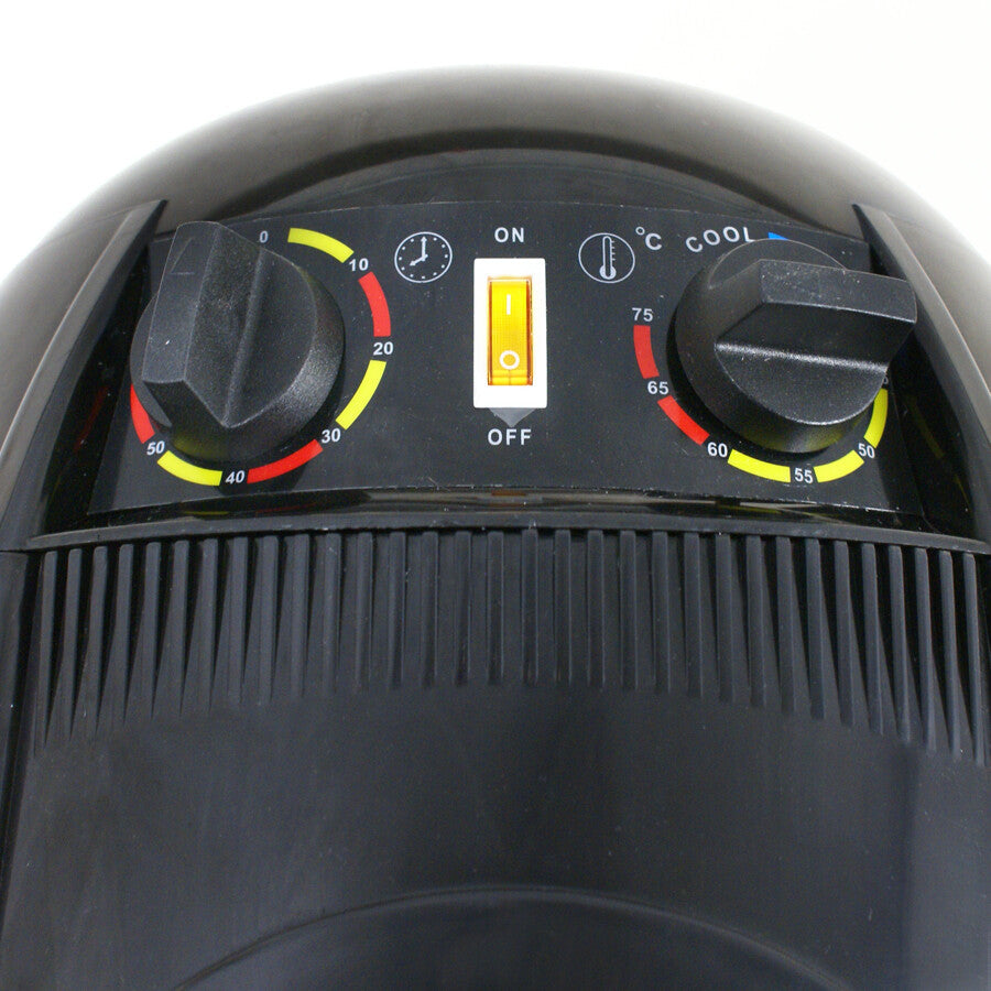 1300W Adjustable Portable Hooded Hair Dryer with Wheels for Salon & Home Use