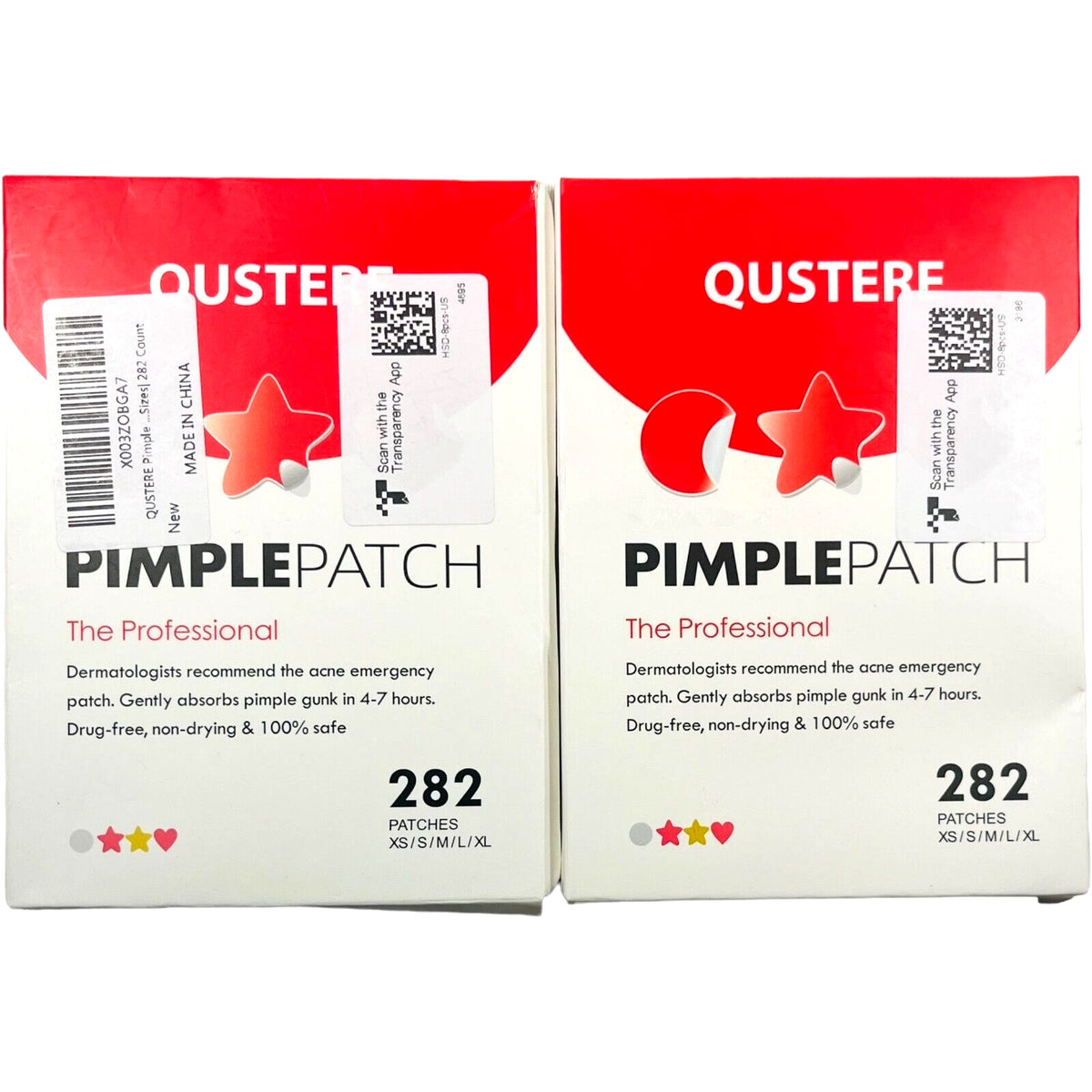 Pimple Patch Kit 282 Patches – Two Boxes, Acne Care