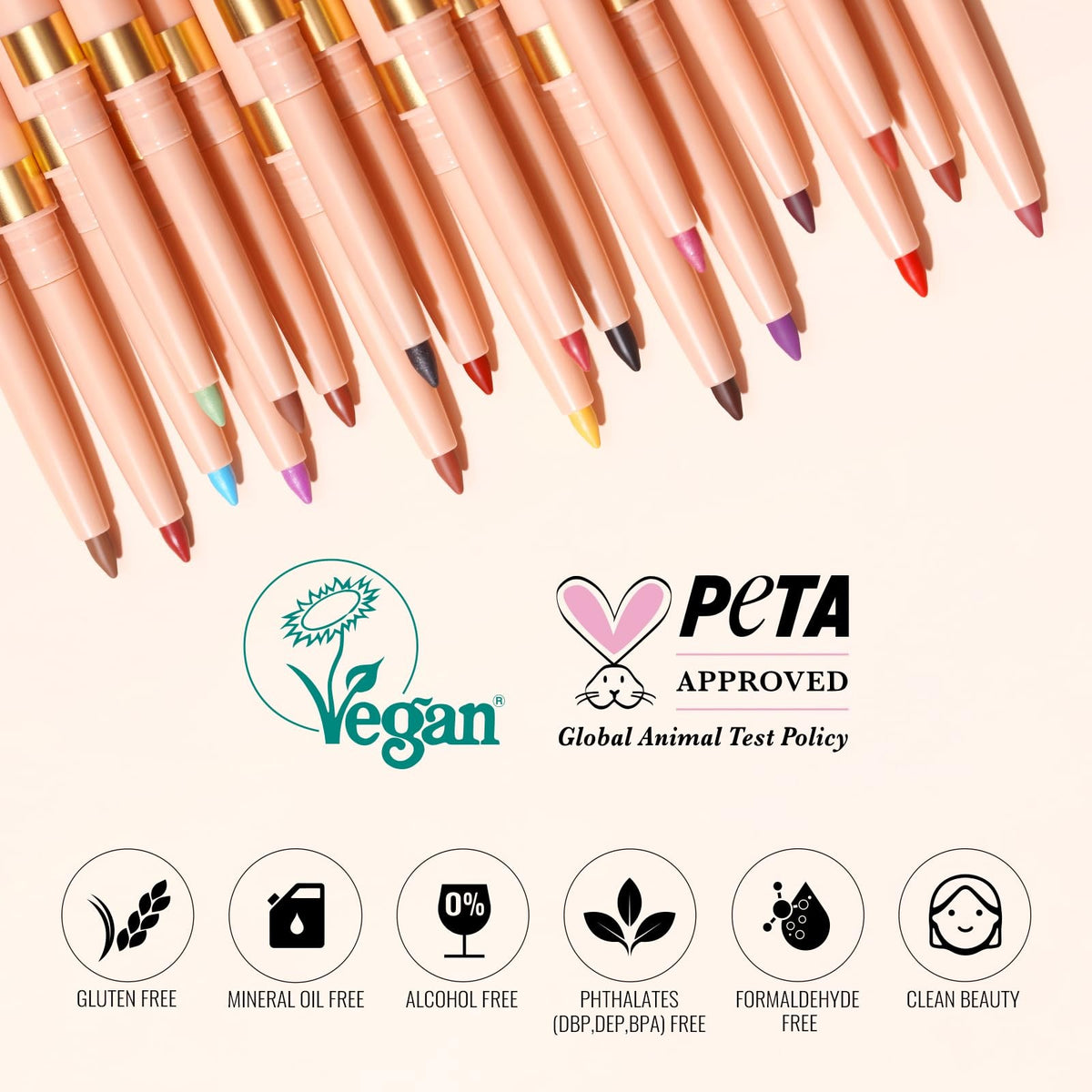 Lip Liner Pencil Waterproof Long-Lasting Lip Makeup Tool - Seductive LL05