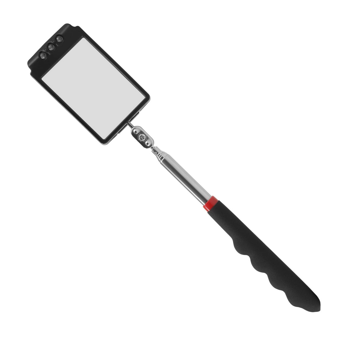 Telescopic Inspection Mirror with LED Light 360° Rotating Automotive Tool