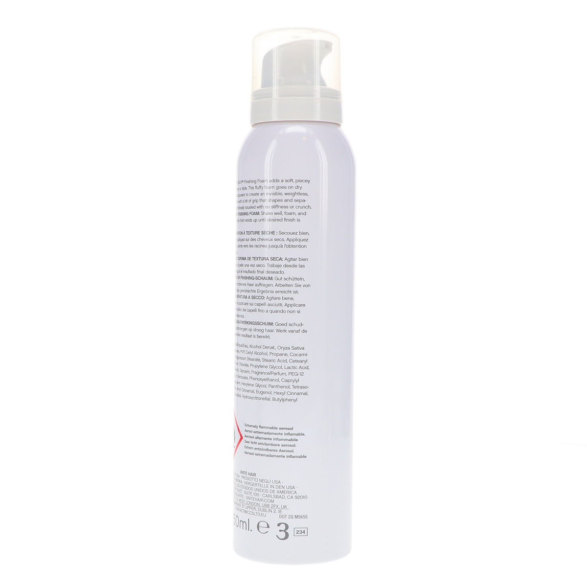 Texturizing Finishing Foam for Hair - Adds Volume & Definition 5.2 oz