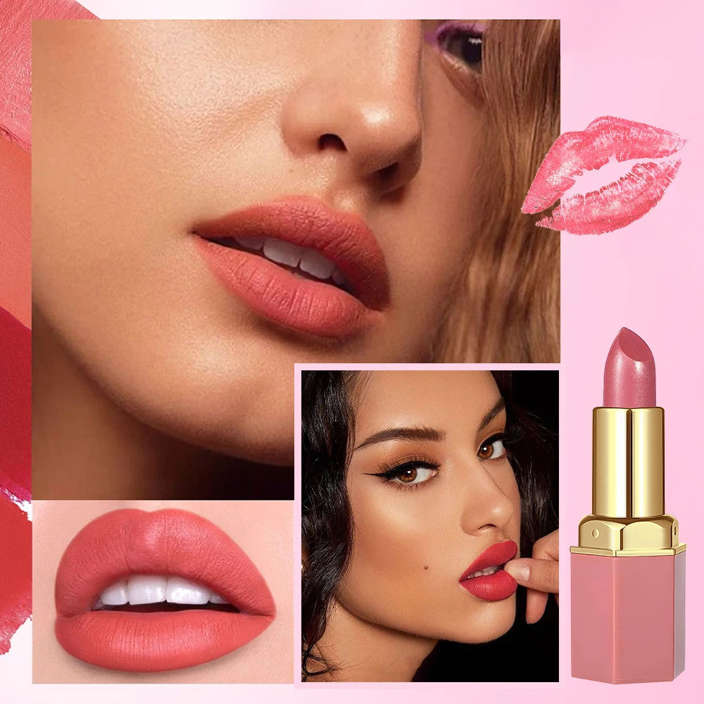 6-Piece Matte Waterproof Lipstick Set - Long Lasting & Gift Ready