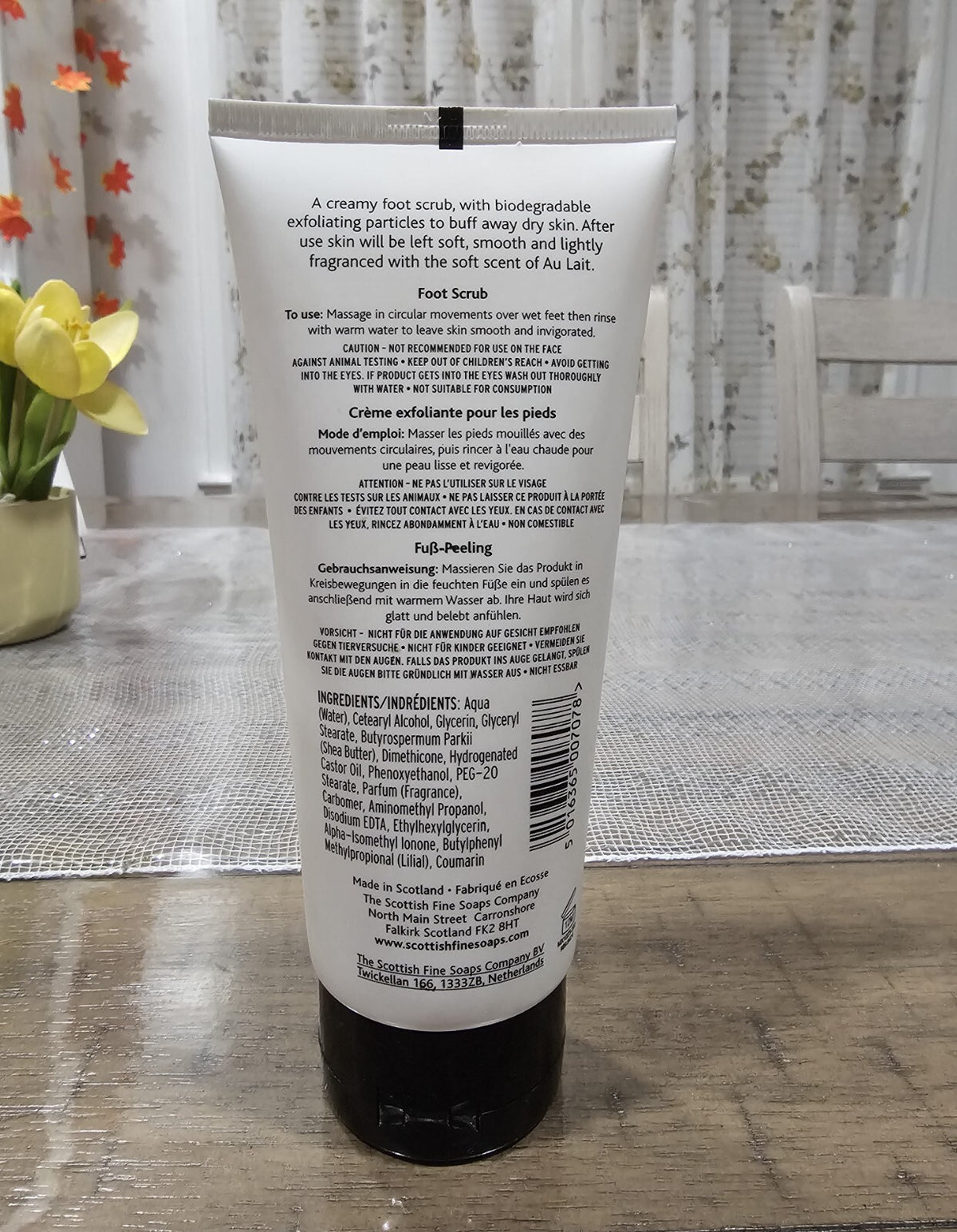 The Scottish Fine Soaps Company Au Lait Foot Scrub 7 fl oz/200 mL