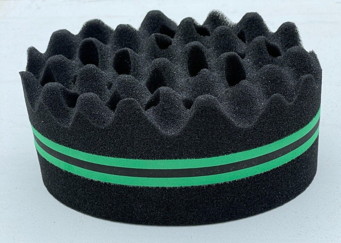 Double Side Hair Sponge Twist Curl Brush Barber Afro Dreads Locking