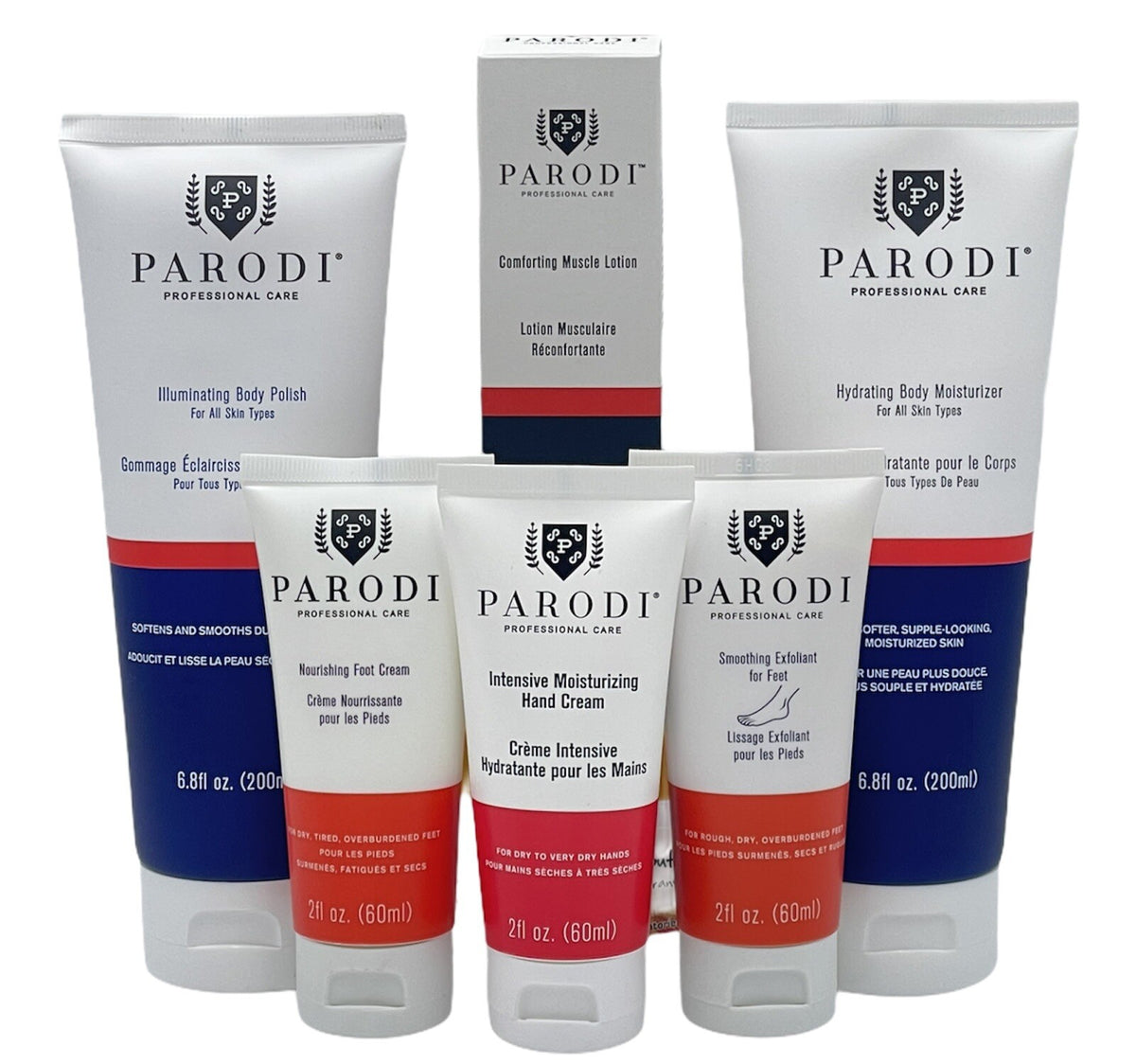 Moisturizer Hand & Foot Scrub Set with Body Polish & Lotion - 6 Pieces