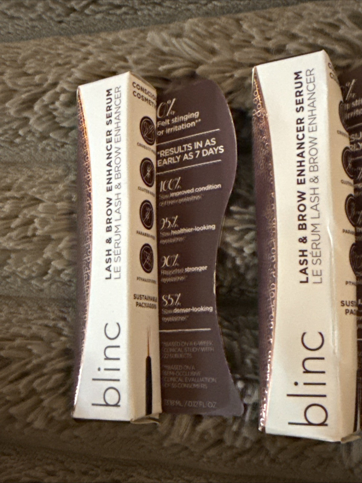 2 Pack Lash and Brow Enhancer Serum - Full Size 0.15 Fl Oz 4.5ml
