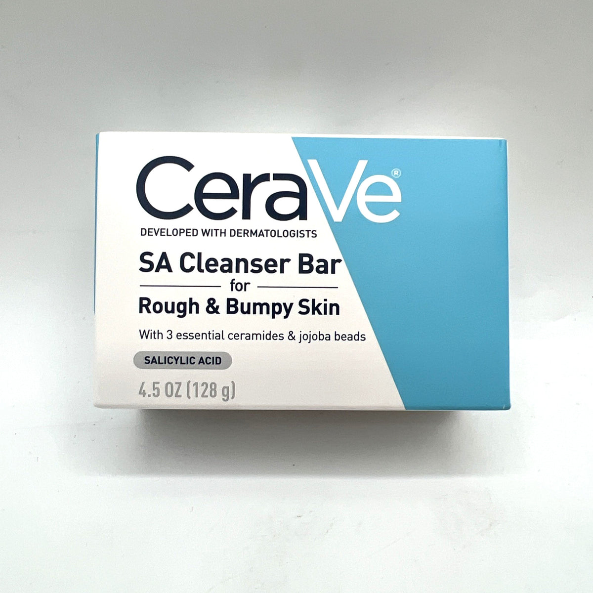 Cerave Salicylic Acid Cleanser Bar for Rough & Bumpy Skin 4.5 Oz 2 Pack