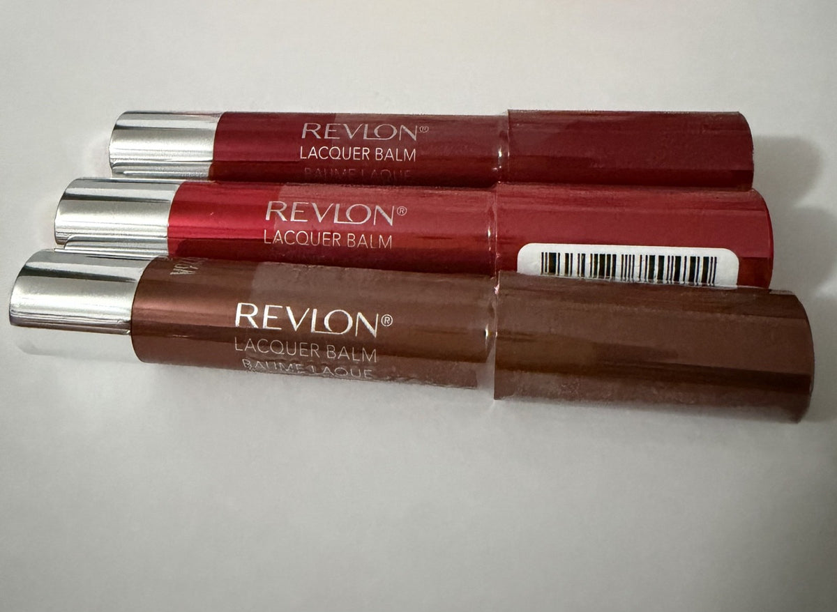 Lip Balm Set 140 135 150 - Revlon Lacquer Balm