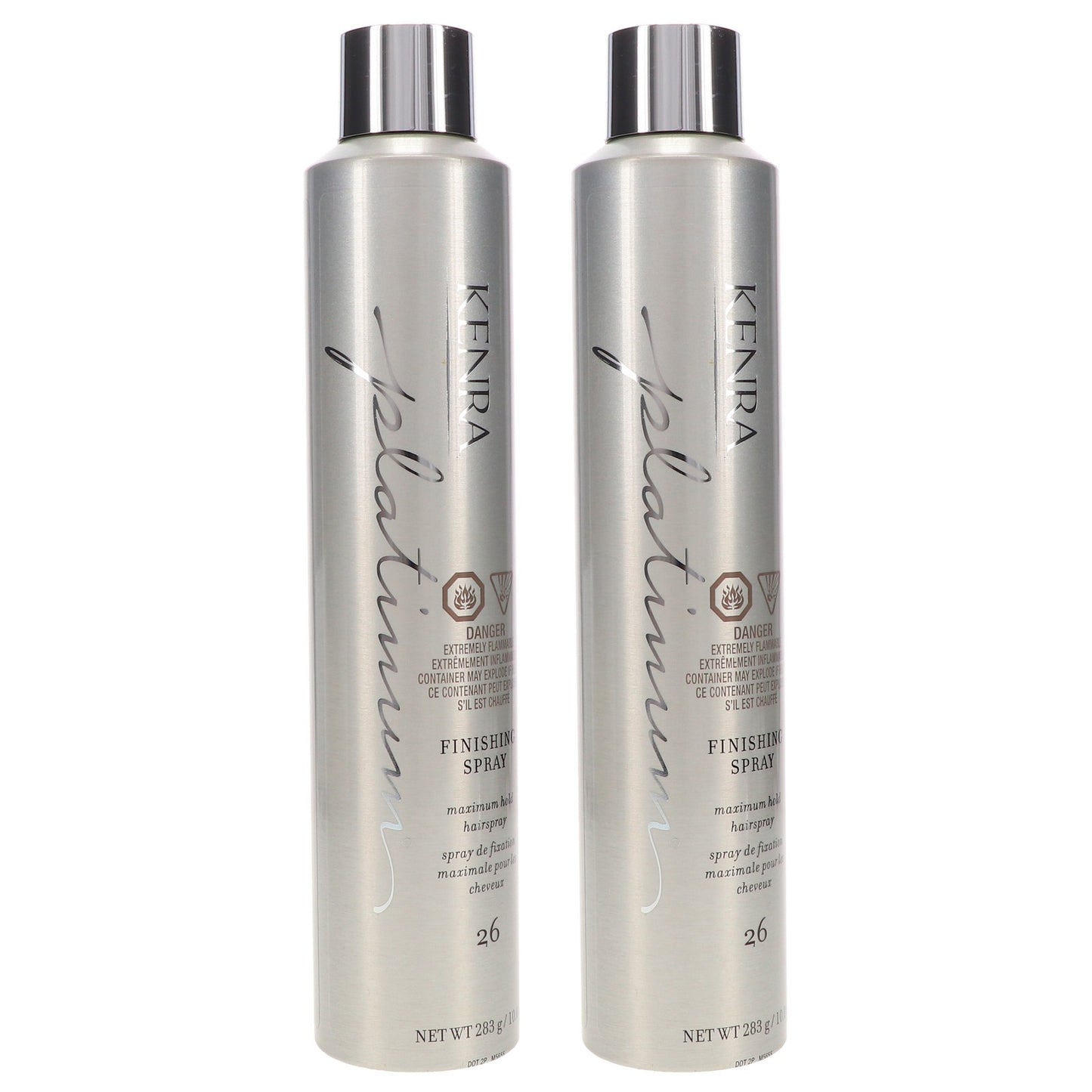 Kenra Platinum Finishing Hair Spray #26 10 oz - 2 Pack Strong Hold & Shine