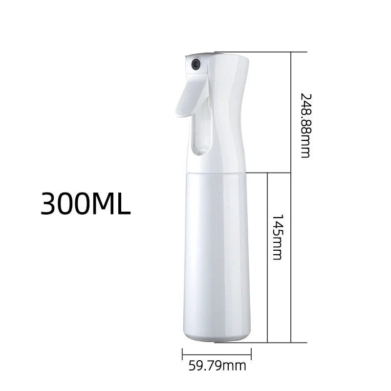 Professional Continuous Mist Spray Bottle 200ml for Hair, Plants & Salon Use